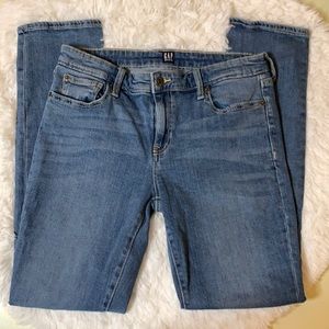 Gap High Rise Straight Leg Jean